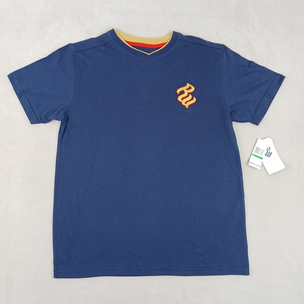 VTG Rocawear‎ Small Mens T Shirt V Neck Y2k Hip Hop NWT FLAW 20x26